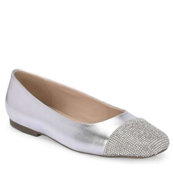 BRAND NEW KENSIE FAITH EMBELLISHMENT SQUARE TOE BALLERINAS FLAT SHOE - Picture 1 of 15